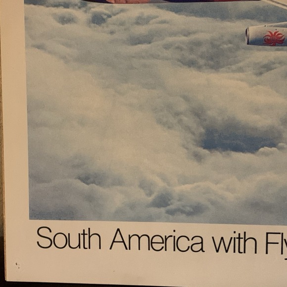 VTG Alexander Calder Braniff International Flying Colors South America Poster - Picture 8 of 11
